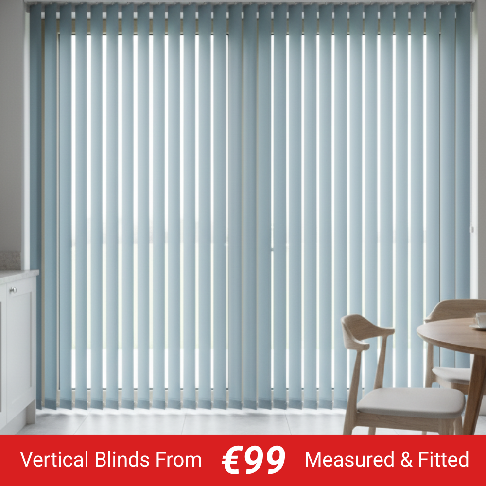 Vertical Blinds On a Patio Door 